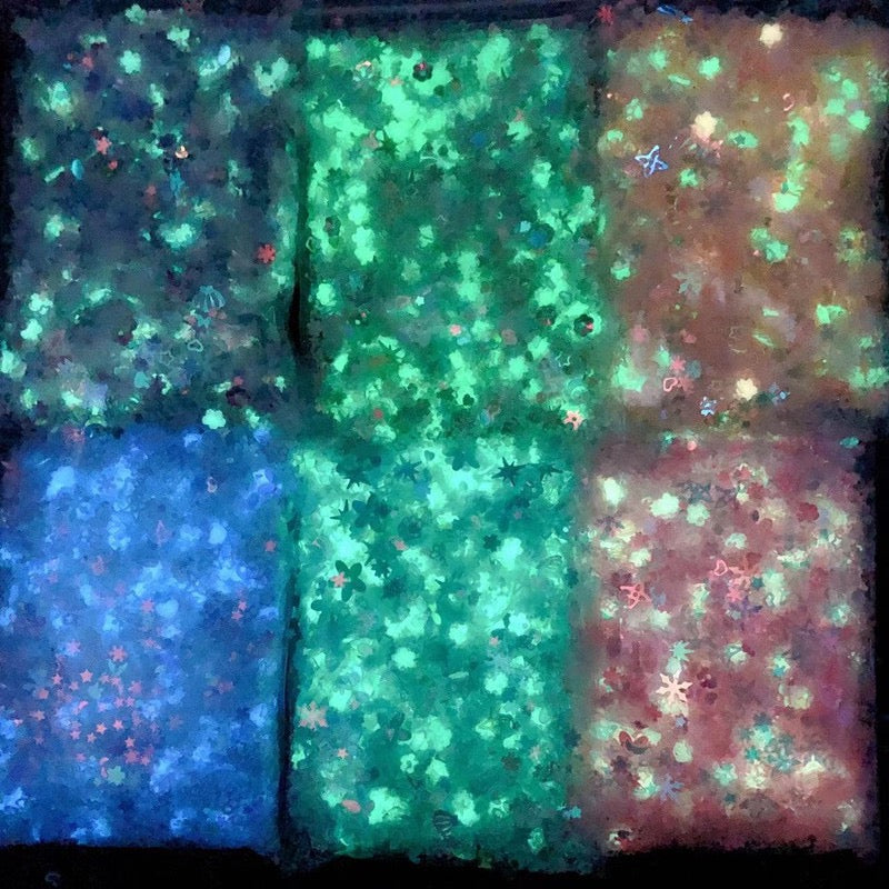 Mixed Snowflake Sequins
