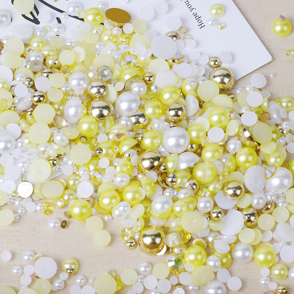 New Half Pearls Mixed