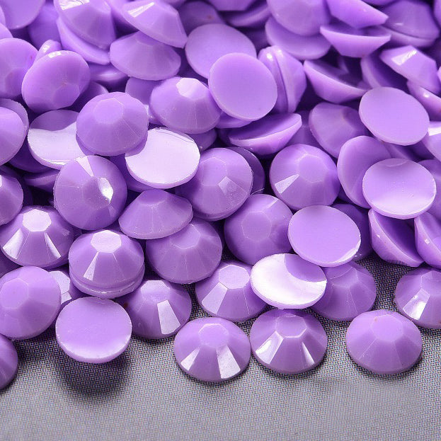 【A129】3mm Solid Opaque Resin Rhinestones Gems