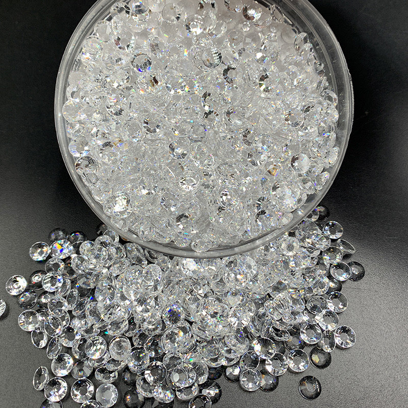 [ A138 ] Transparent Resin Rhinestone 3-5mm Mixed