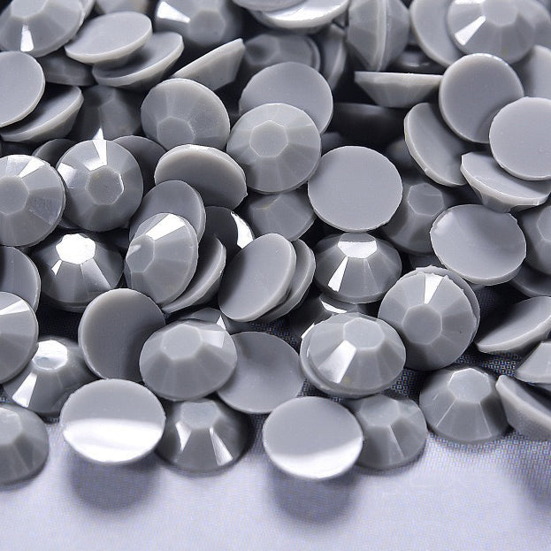 【A129】3mm Solid Opaque Resin Rhinestones Gems