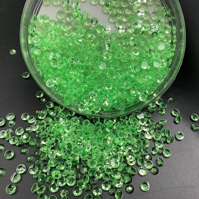 [ A138 ] Transparent Resin Rhinestone 3-5mm Mixed