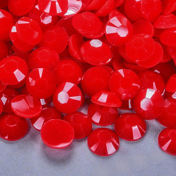 【A129】3mm Solid Opaque Resin Rhinestones Gems