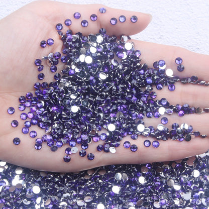 【A131】Silver Back Resin Rhinestones flatback, 3mm-5mm Mixed, DIY, Nail Art, Tumbler