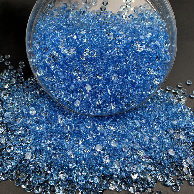 [ A138 ] Transparent Resin Rhinestone 3-5mm Mixed