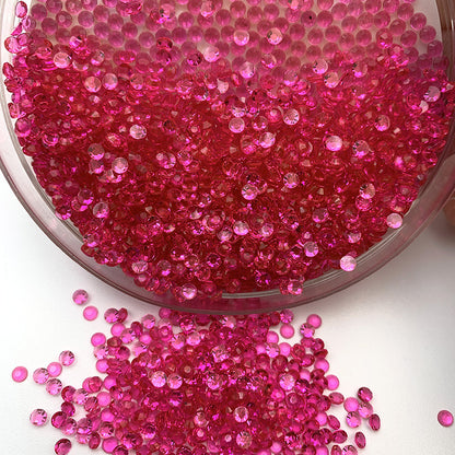 [ A138 ] Transparent Resin Rhinestone 3-5mm Mixed