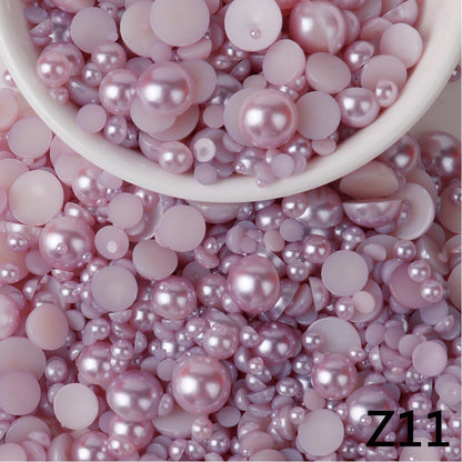 NEW ARRIVAL Half Pearls 3-10mm Mixed