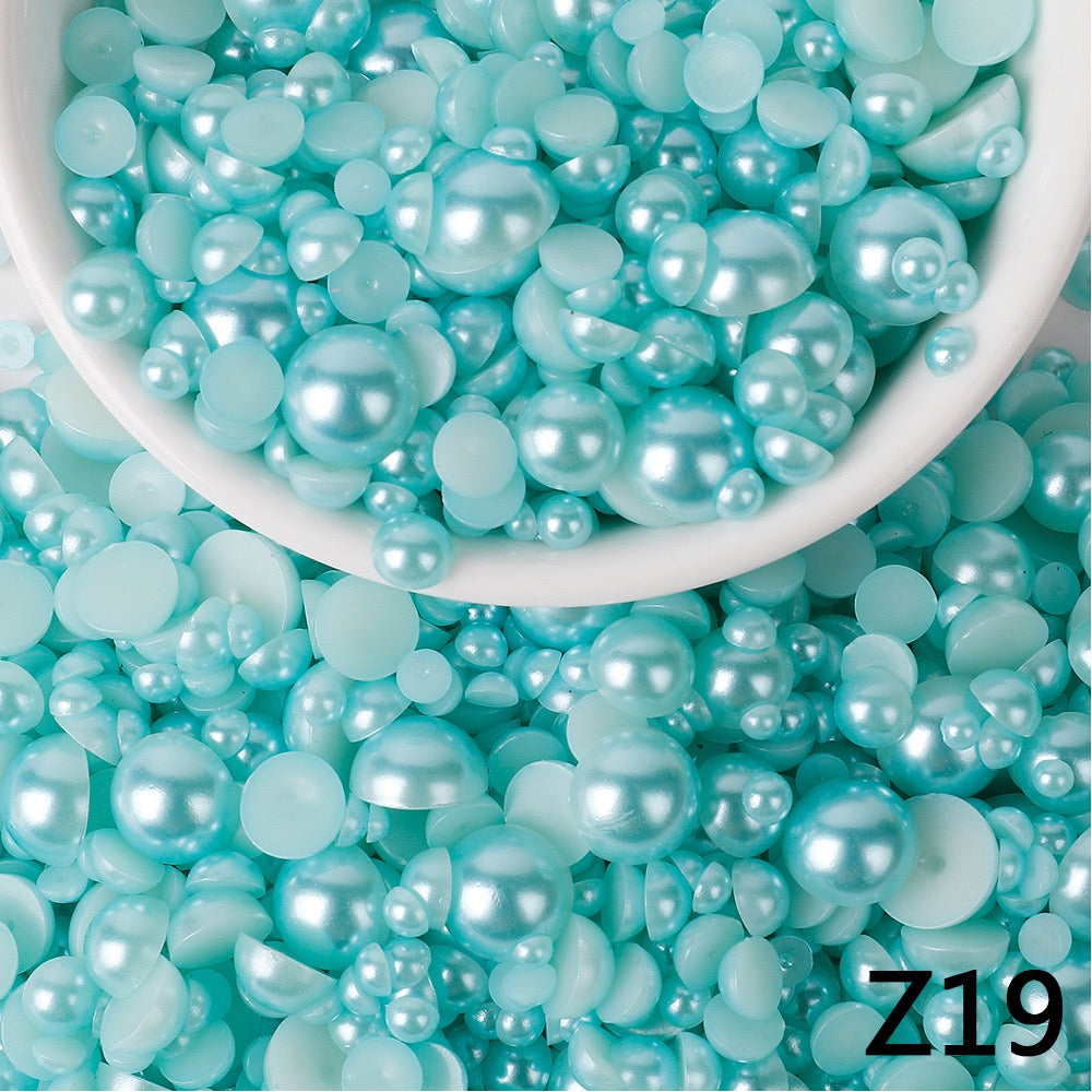 NEW ARRIVAL Half Pearls 3-10mm Mixed