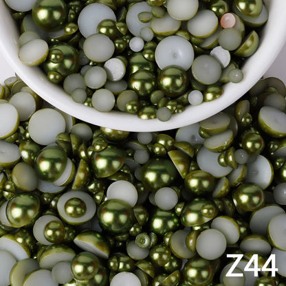 NEW ARRIVAL Half Pearls 3-10mm Mixed