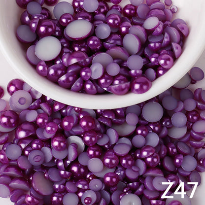 NEW ARRIVAL Half Pearls 3-10mm Mixed